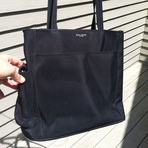 Kate Spade Black Micro fiber tote style purse💗