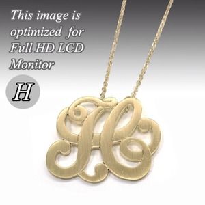 Monogram necklace 21.00