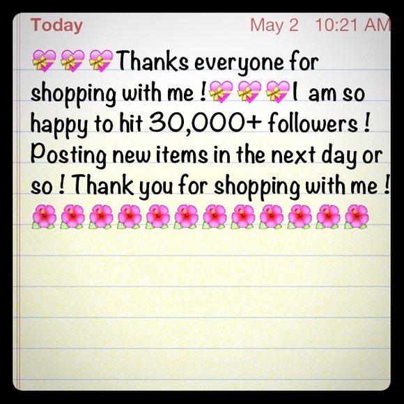🌷🌷Thanks everyone for shopping with me !