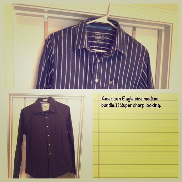 American Eagle button ups