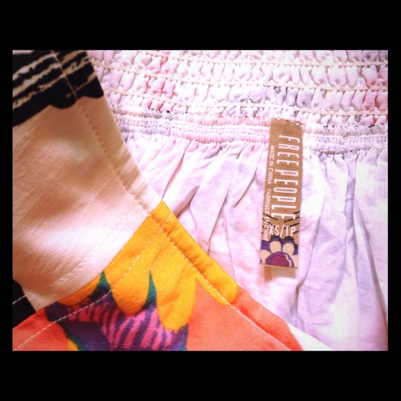 *SOLD!* Free People Floral Flowy Skirt - Picture 1 of 4