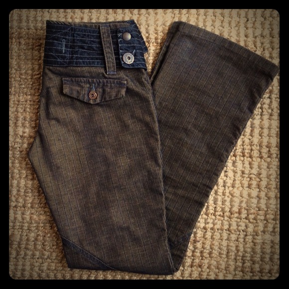 Bundle Diesel corduroy pants and Blue pageboy hat