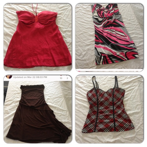 Pink charlotte russe top