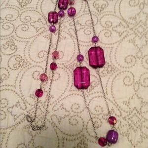 🚫Sold🚫 Long purple necklace