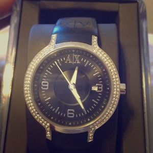 An wonderful Armani Exchange watch worn