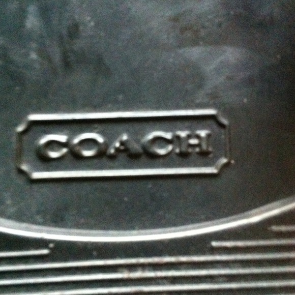 ❤JUST REDUCED❤ Coach sandals, black logo - Picture 3 of 4
