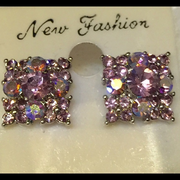 Pink Purple Earrings Very cute $15 - Picture 4 of 4