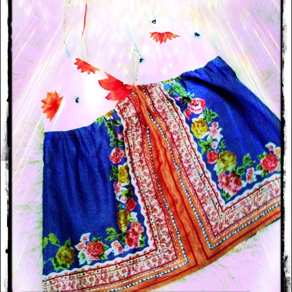 Blue Plate boho princess swing top!