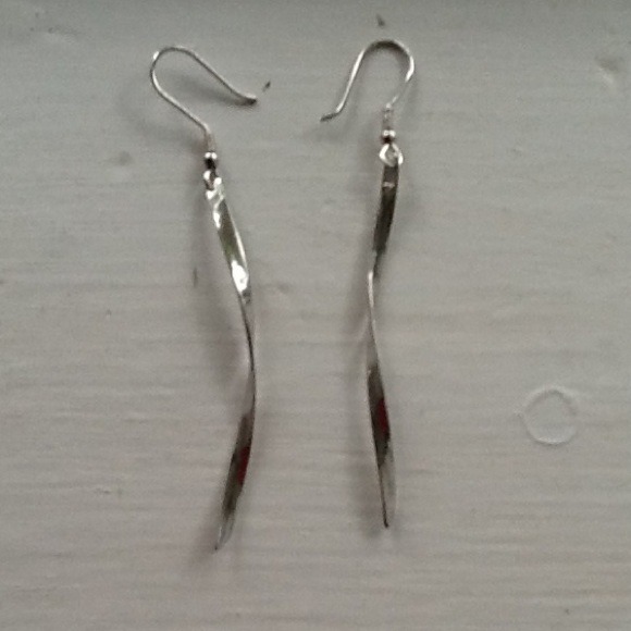 Long wave earrings