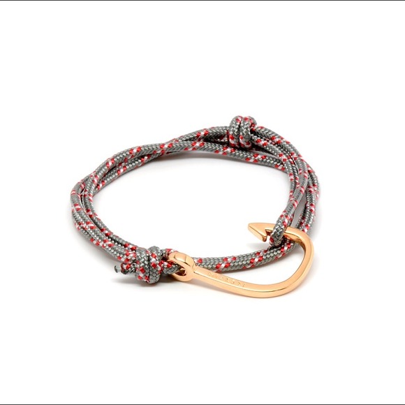 Miansai Rose Gold Hook Bracelet