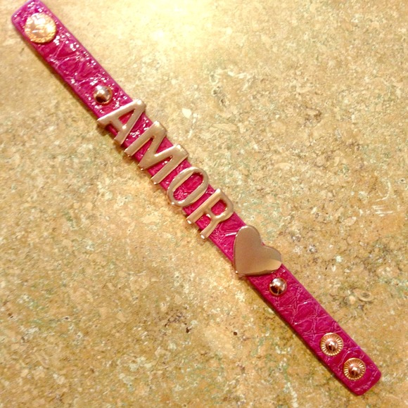 BCBG Rose Gold "AMOR" Bracelet