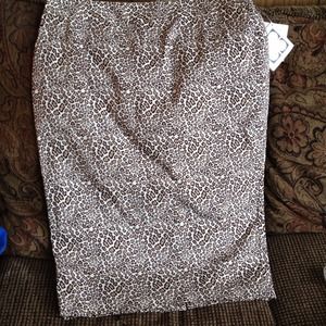 *Sold*Leopard print skirt
