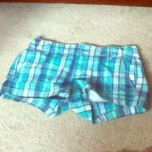 Plaid shorts