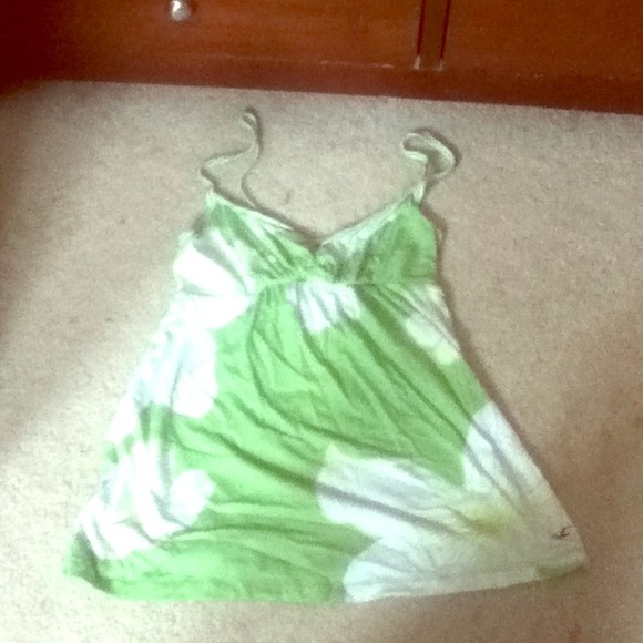 Green tank top