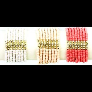 NWT, 8-Layered Beaded Bracelets!