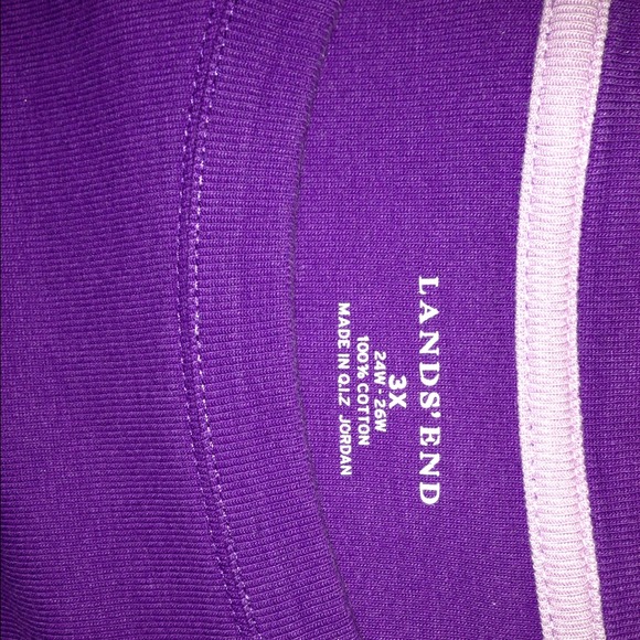 SOLD...Purple long sleeve rib tee