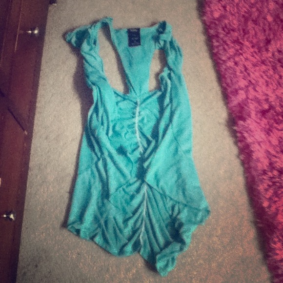 Teal cover up