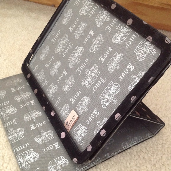 JUICY COUTURE iPad case for 1&2 can fit 3&4