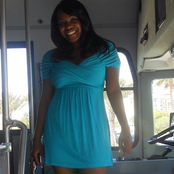 Blue dress