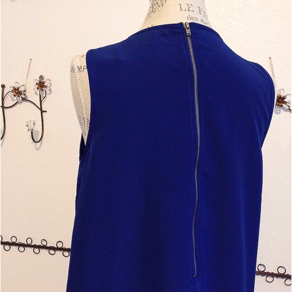 🎉HP🎉FRINGE BLUE DRESS - Picture 4 of 4