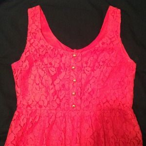 REDUCED! Orange lace summer dress!