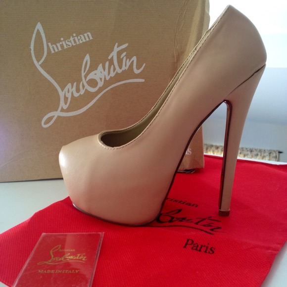 Inspired Christian Louboutin Nude Daffodile 👠
