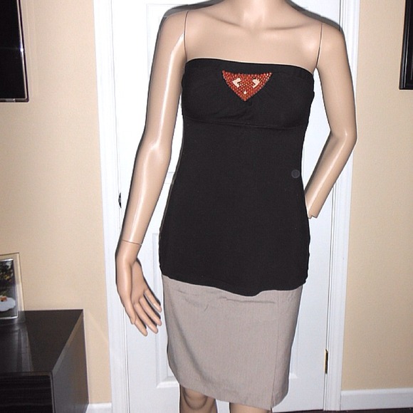 Strapless top