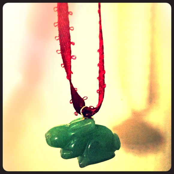 Handmade Jade Rabbit Necklace