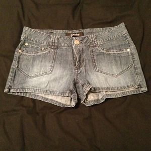 Denim shorts