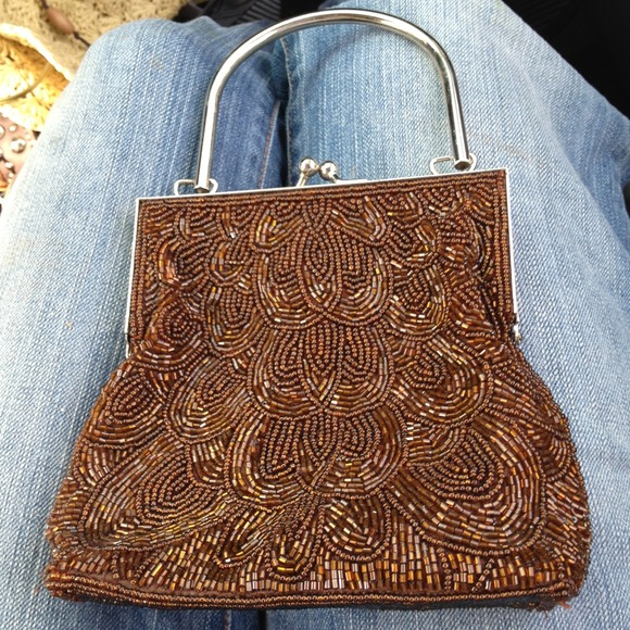 Beaded handbag