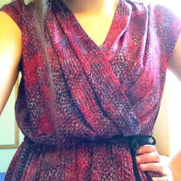 Silk Pattern Dress - Picture 3 of 4