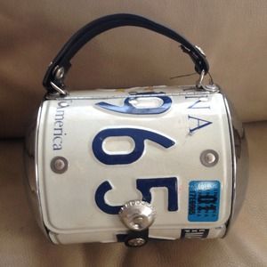 License Plate Purse