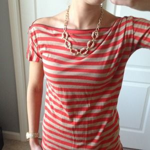 Madewell zipper neck top