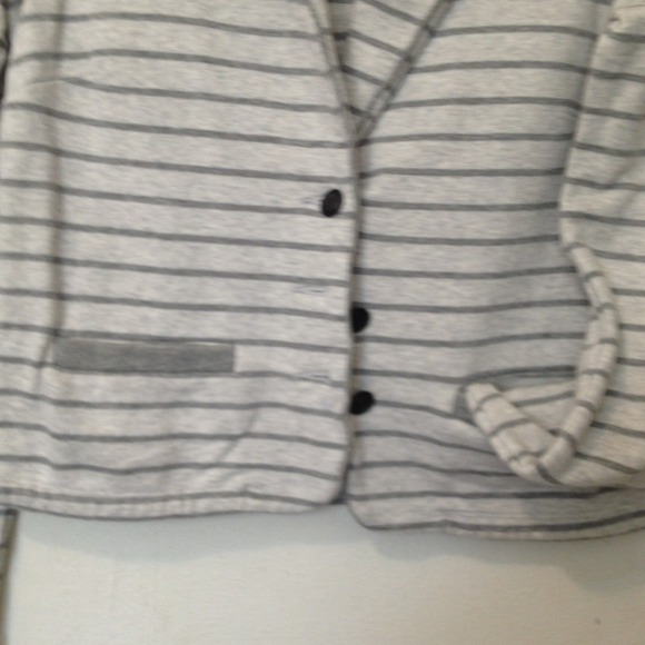 Gray striped jacket - Picture 4 of 4