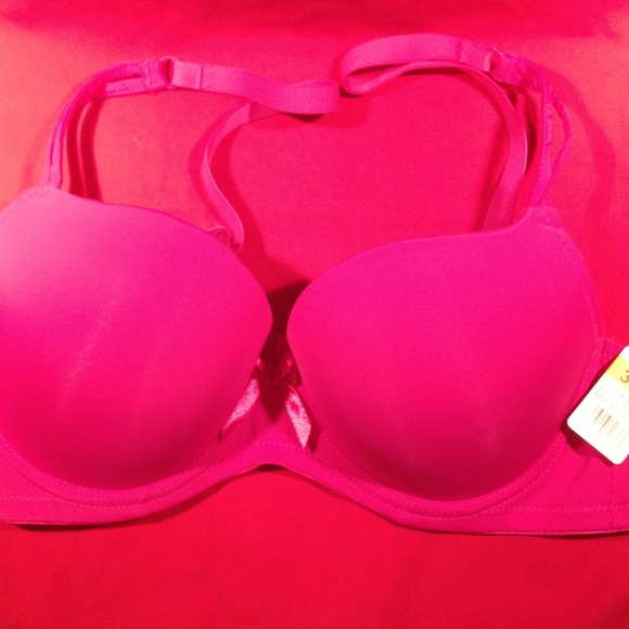 Pink bra
