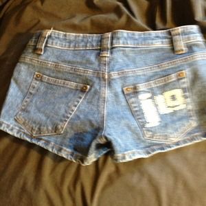 J Lo denim shorts with stones.FINAL PRICE