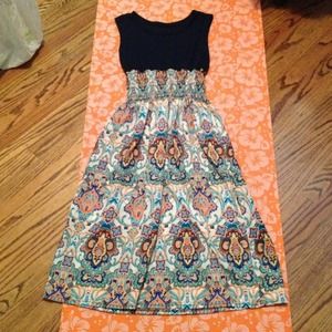 Beautiful floral maxi dress