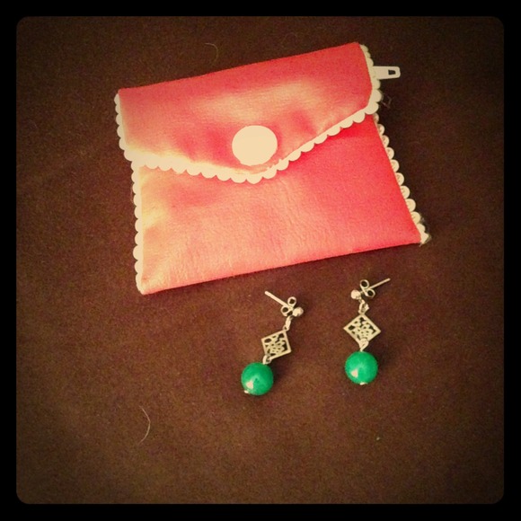 Jade Dangle Earrings