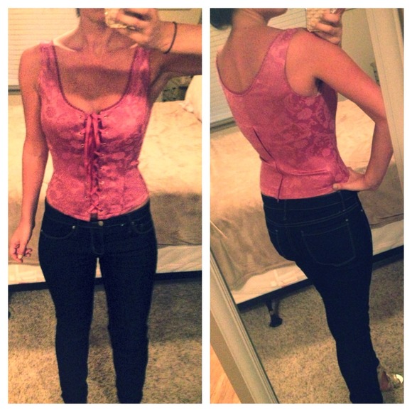 Pink Corset Top