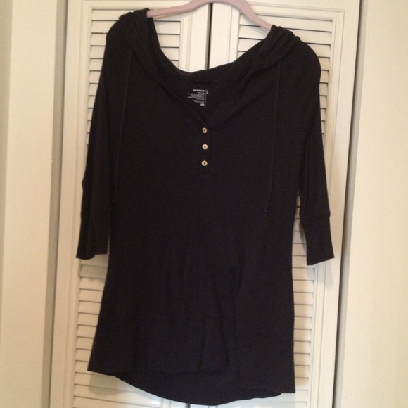 🔲SOLD🔲 Old Navy Black 3/4 length sleeve Top