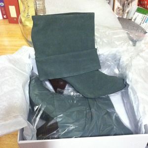 ***REDUCED***. Suede booties.  Never worn.