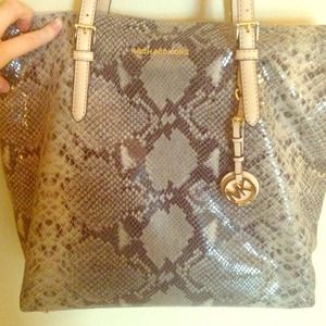Mk snake skin bag