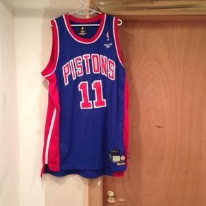Authentic Isiah Thomas Detroit Pistons jersey