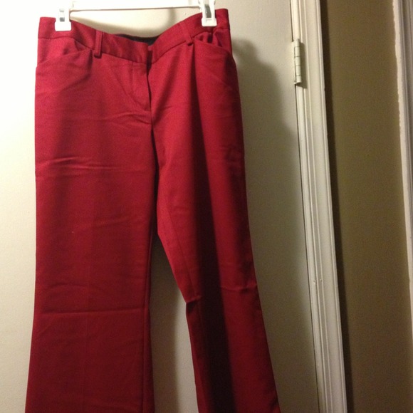 Red slacks