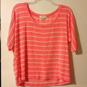 Forever 21 neon pink sweater