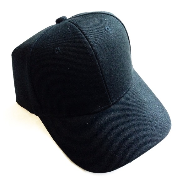 New Black Baseball Cap Hat