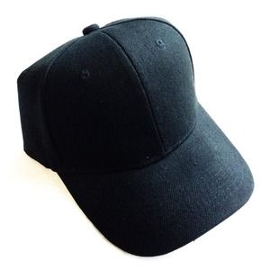 New Black Baseball Cap Hat