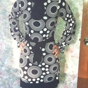 Black and white dress