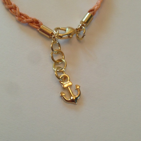 Coral Anchor Bracelet - Picture 2 of 2