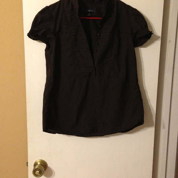 Chocolate brown GAP dress shirt💛